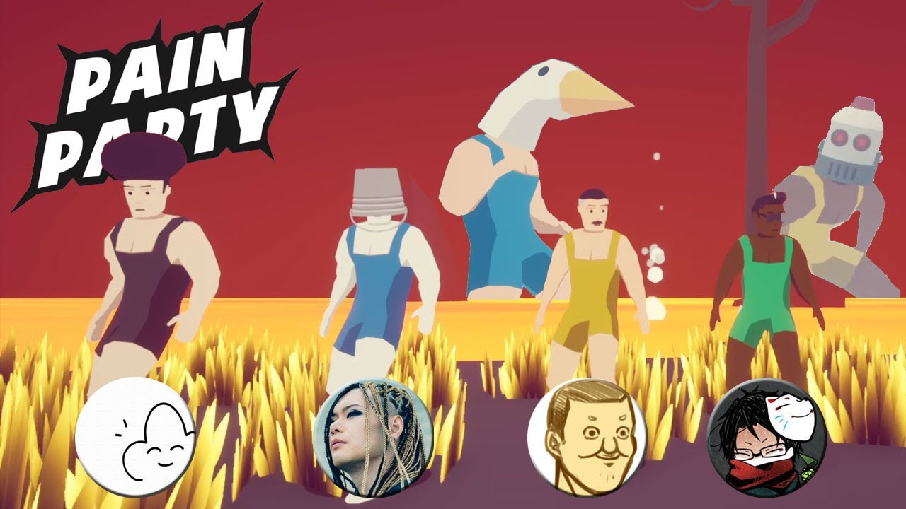 【4人】やべえコースを襲われながら走らされる世界で俺らしかやってなかったゲーム【Pain Party]