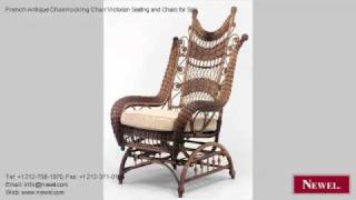 http://www.newel.com - Newel.com: French Antique Chair/rocking Chair Victorian Seating and Chairs for Sale (Newel Art and 