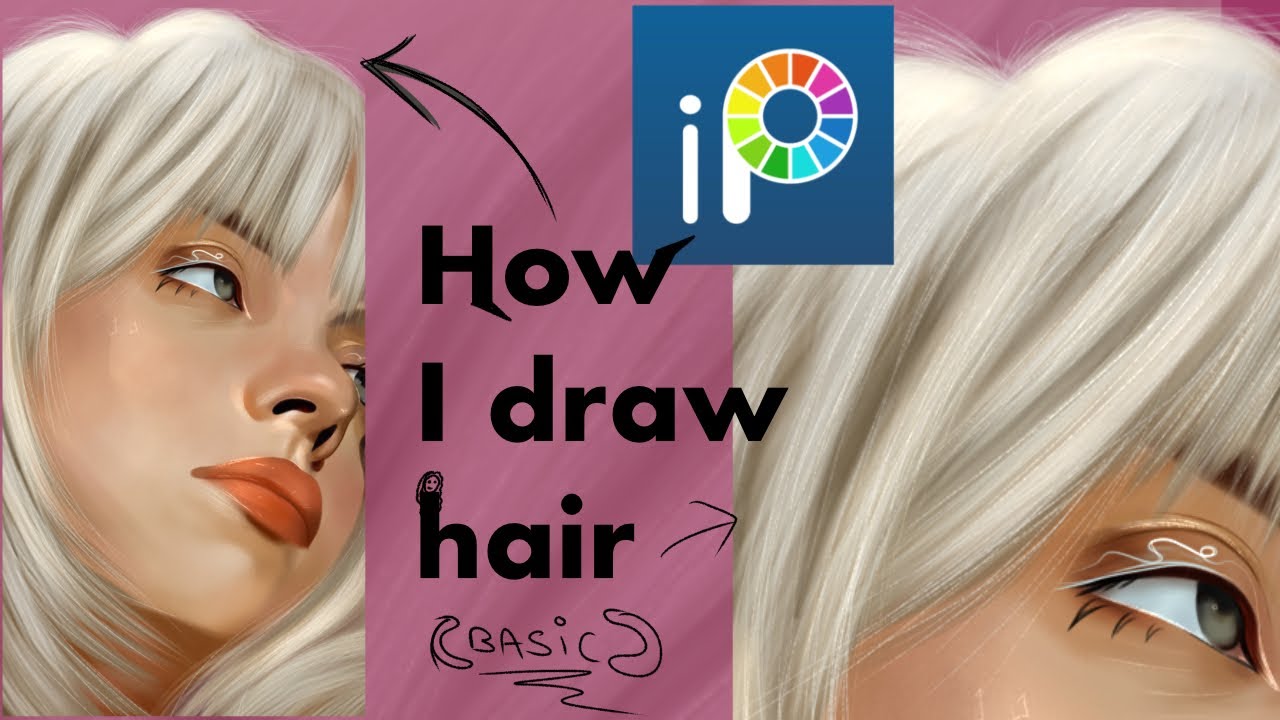 How I draw hair || Ibis paint x