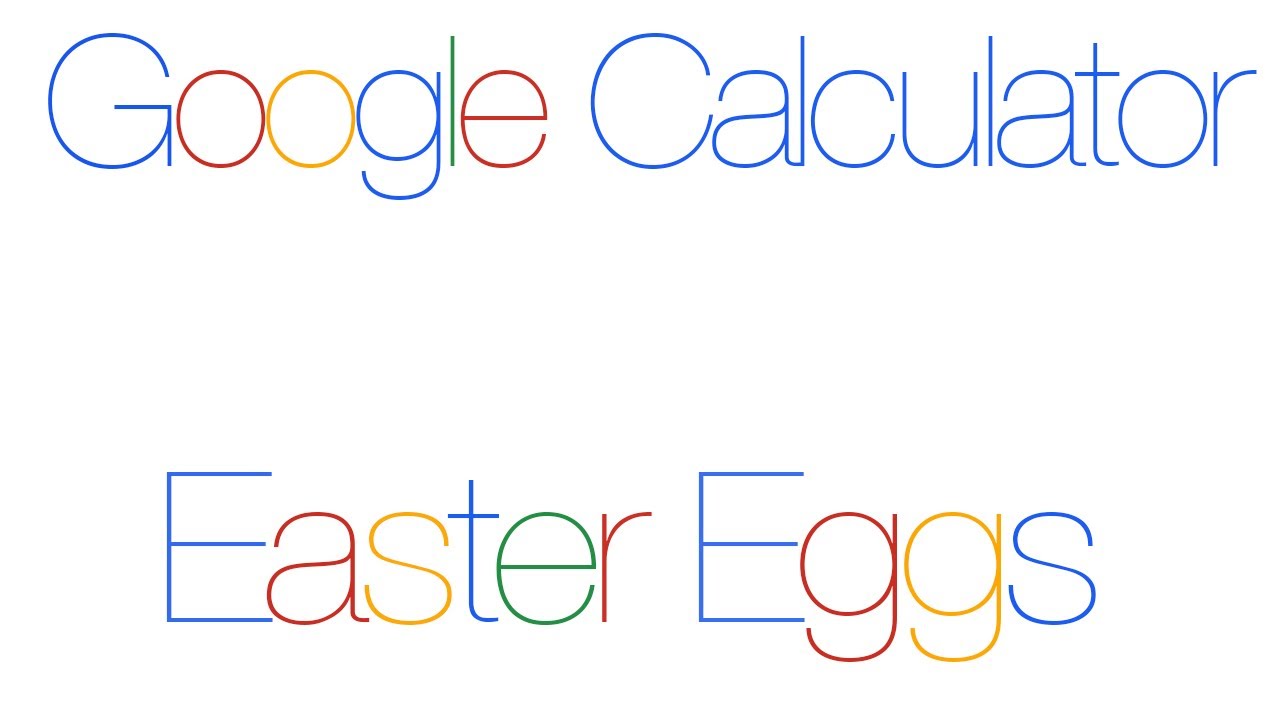 Google Calculator Easter Eggs - Unicorn - YouTube