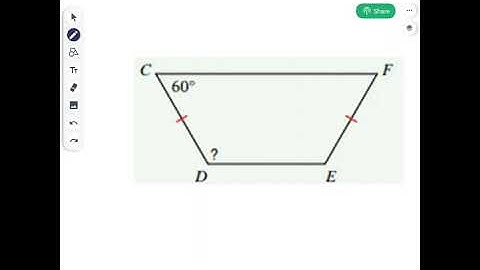 Using the properties of an isosceles trapezoid