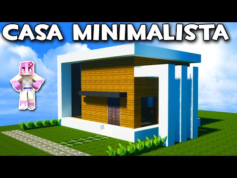 Casa moderna minimalista de madera en Minecraft #61| Tutorial fácil de construcción y decoración @MiroteyBlancana