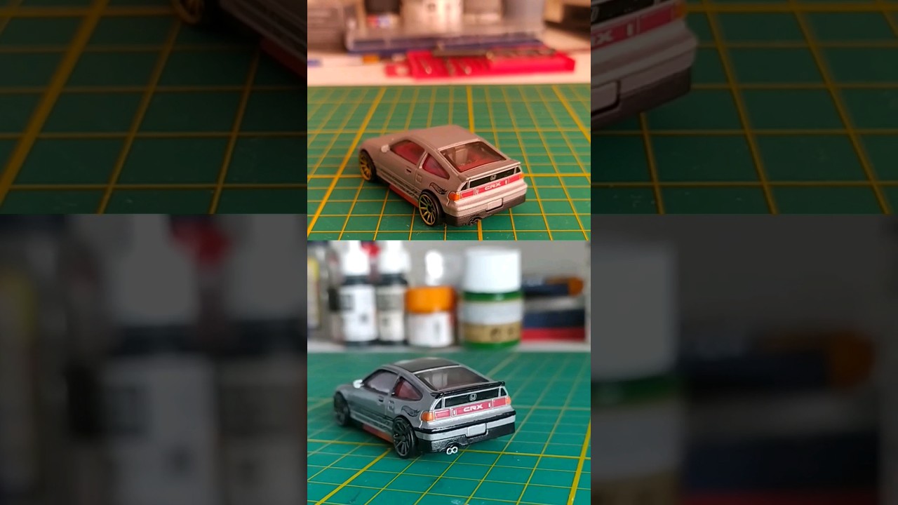 Hotwheels Custom JDM Honda CRX Detail 
