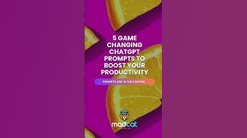 5 game changing ChatGPT prompts that will transform the way you work! #chatgpt #prompts