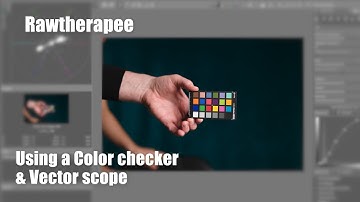 Using a color checker & vector scope in Rawtherapee#Rawtherapee