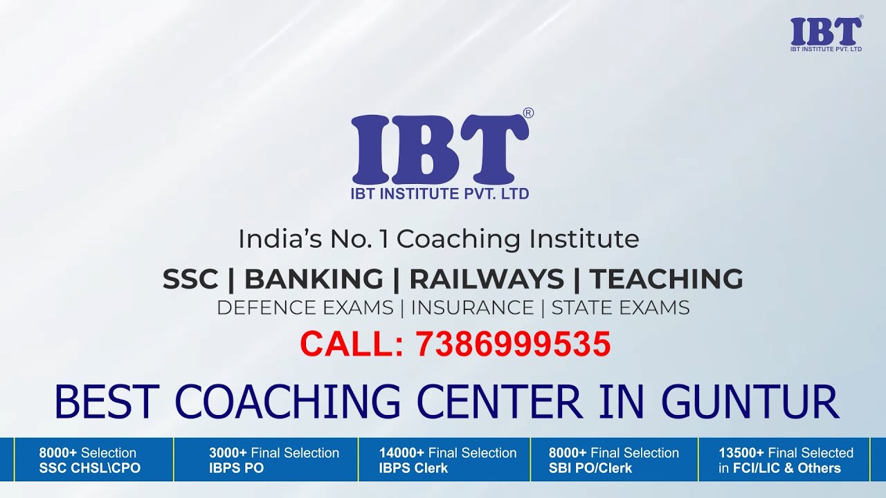 IBT INSTITUTE GUNTUR 