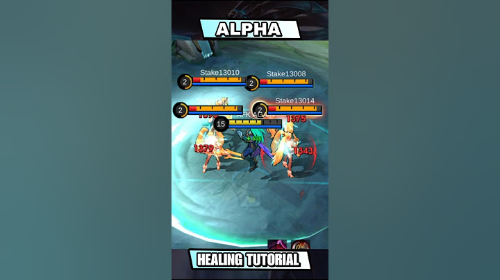 ALPHA HEALING TUTORIAL #mlbb #shorts #alpha