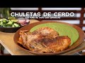 COMO PREPARAR CHULETAS DE CHANCHO CON PURÉ DE ESPINACA | ACOMER.PE | COCINA PERUANA