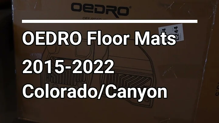 [QUICK LOOK] OEDRO Floor Mats for 2015-2022 Chevy Colorado & GMC Canyon Crew Cabs