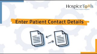 Hospice Tools EMR: How to Enter Patient Contact Details & Caregivers