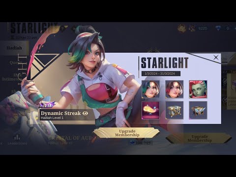 CUMA 10 DIAMOND DAPAT STARLIGHT MEMBERSHIP CARD - MOBILE LEGENDS INDONESIA @GAMETULAH