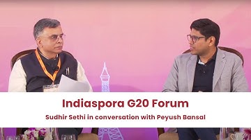 Indiaspora G20 Forum: Sudhir Sethi, Chiratae Ventures & Peyush Bansal, Lenskart Solutions