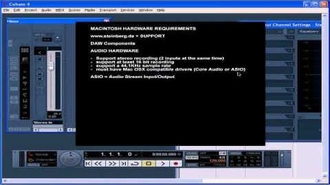 Cubase Video Tutorial - Lesson 06: Mac Hardware