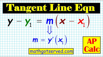 #2 Learn How to Find the Equation of Tangent Line  
