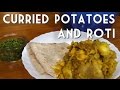 VEGAN TRINIDAD POTATO AND CHICKPEA CURRY WITH ROTI RECIPE