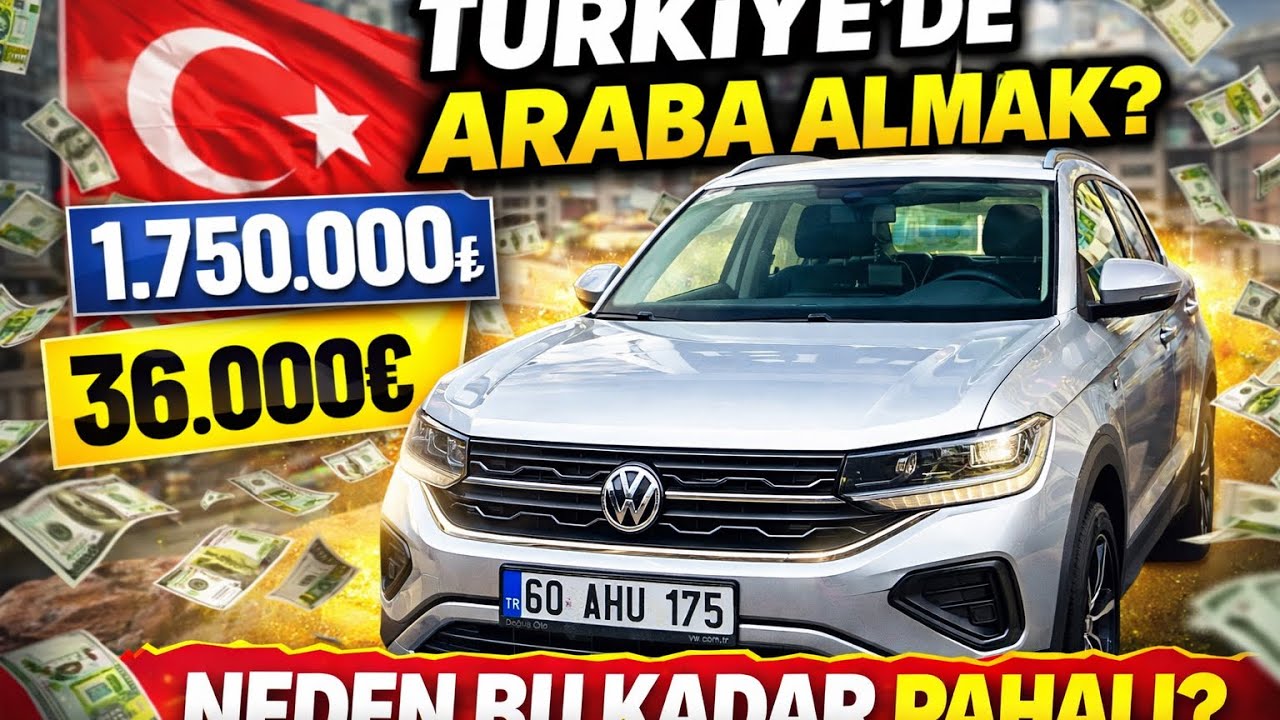 TÜRKİYE’DE ARABA ALMAK NEDEN BU KADAR PAHALI? | 1.750.000₺ = 36.000€