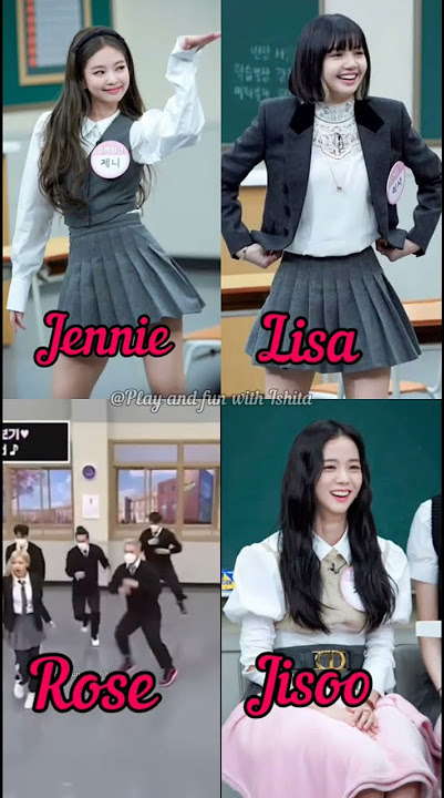 JENNIE - SOLO🔥LISA - CRAB🔥ROSE - ON THE GROUND🔥JISOO -# FLOWER@Play and fun with Ishita 🤗