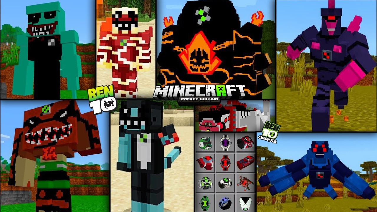 INSTALL NEW BEN 10 CARNITRIX MOD FOR MINECRAFT PE 🔥| MCPE 1.21+ - YouTube