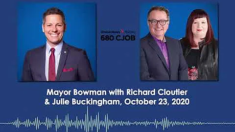 Mayor Bowman with Richard Cloutier and Julie Bucki...