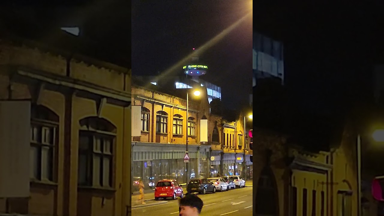 Radio City Tower Liverpool At Night UK