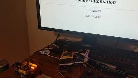 Arduino Ethernet Web Server GPIO Control