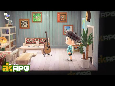 Beautiful Southwestern flair style wooden room | Best Animal Crossing House Design Ideas