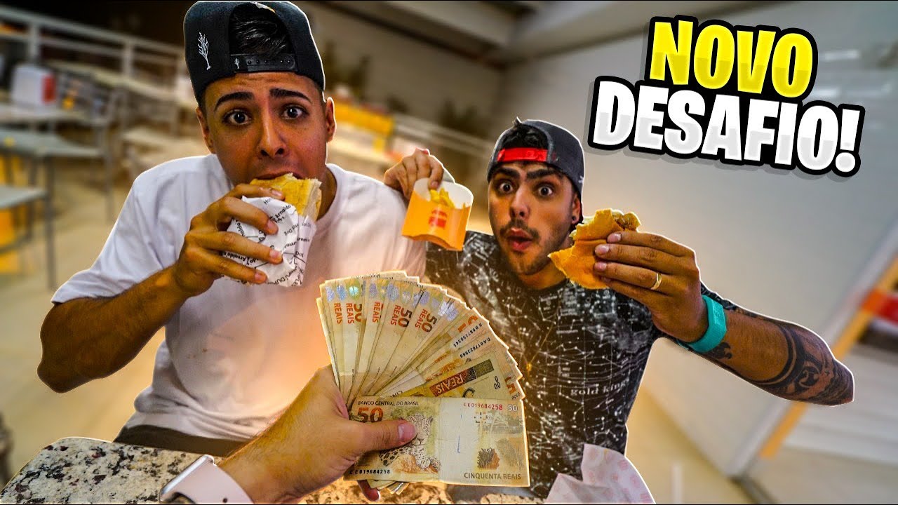 NOVO DESAFIO DO YOUTUBE !!! *kkkkkkkkkkkk*