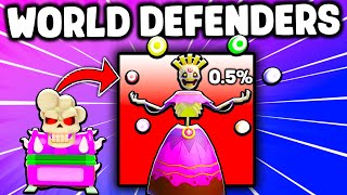 I Opened 10 Zombie Crates And Got This?! (World Defenders Tower Defense)