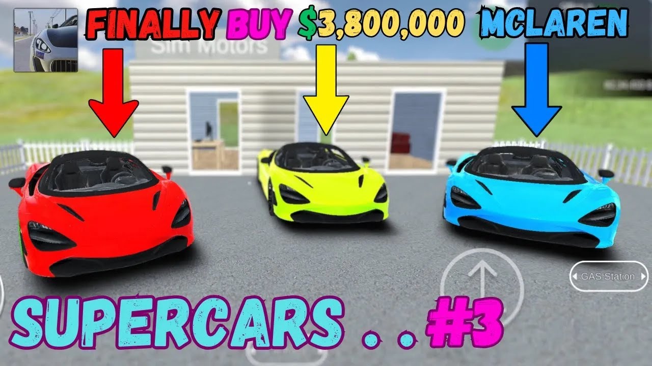 🔥 Finally Buy $3,800,000 McLaren || Car For Sale Simulator 2023 Mobile Gameplay || Hindi