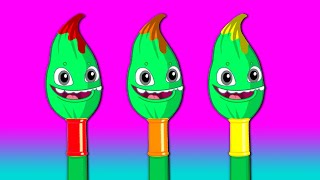 Learn Magic Colors and Numbers! Groovy The Martian educational cartoons for kids & Nursery Rhymes