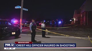 Suburban Chicago officer injured in police-involved shooting