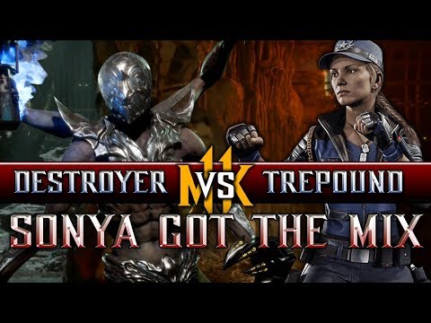 Mortal Kombat 11: Destroyer vs Trepound (SONYA GONNA PUT IN ON YA!)