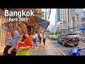 Bangkok April 2023 - Sukhumvit Road - Asoke - Walking in Bangkok - Bangkok 2023