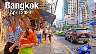 Bangkok April 2023 - Sukhumvit Road - Asoke - Walking in Bangkok - Bangkok 2023