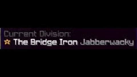Getting Iron title | Hypixel The Bridge
