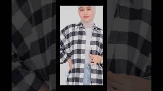 Kemeja flanel wanita terbaru #jjtipis #racunshopee #shortvideo #kemejaflanel
