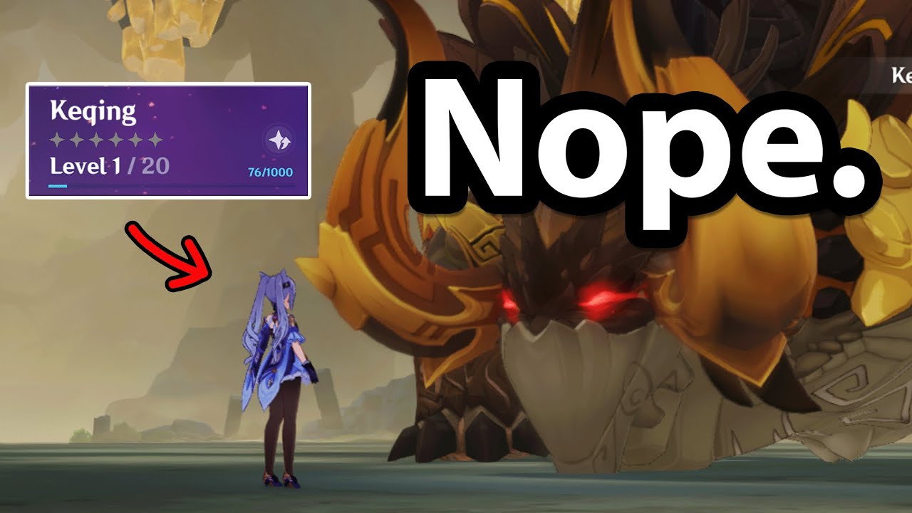 Can I Solo Azhdaha With a Level 1 Character? (Genshin Impact)