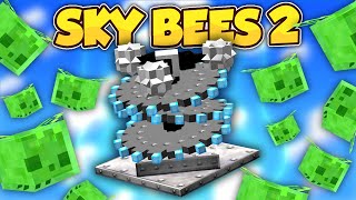 Minecraft Sky Bees 2 | SLIMY BEES & DREADFUL DIRT MOB FARMING! #8 [Modded Questing Skyblock]