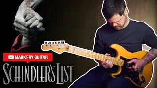 Theme From Shindler's List (Electric Guitar Cover) #johnwilliams #itzahkperlman #stevenspielberg