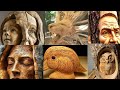 Intriguing Wooden Face Carvings and Wall Art Ideas for Unique Home Decor