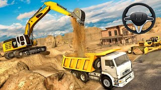JCB Excavator Games Simulator 2021 | Excavator Simulator | Sand Loader Excavator Kepec Games screenshot 5