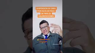 Suspensin De Obra Por Falta De Pago De Tres Valorizacionesosce aulavirtual obrasciviles rnp
