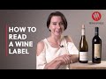 How to read a wine label  wine folly