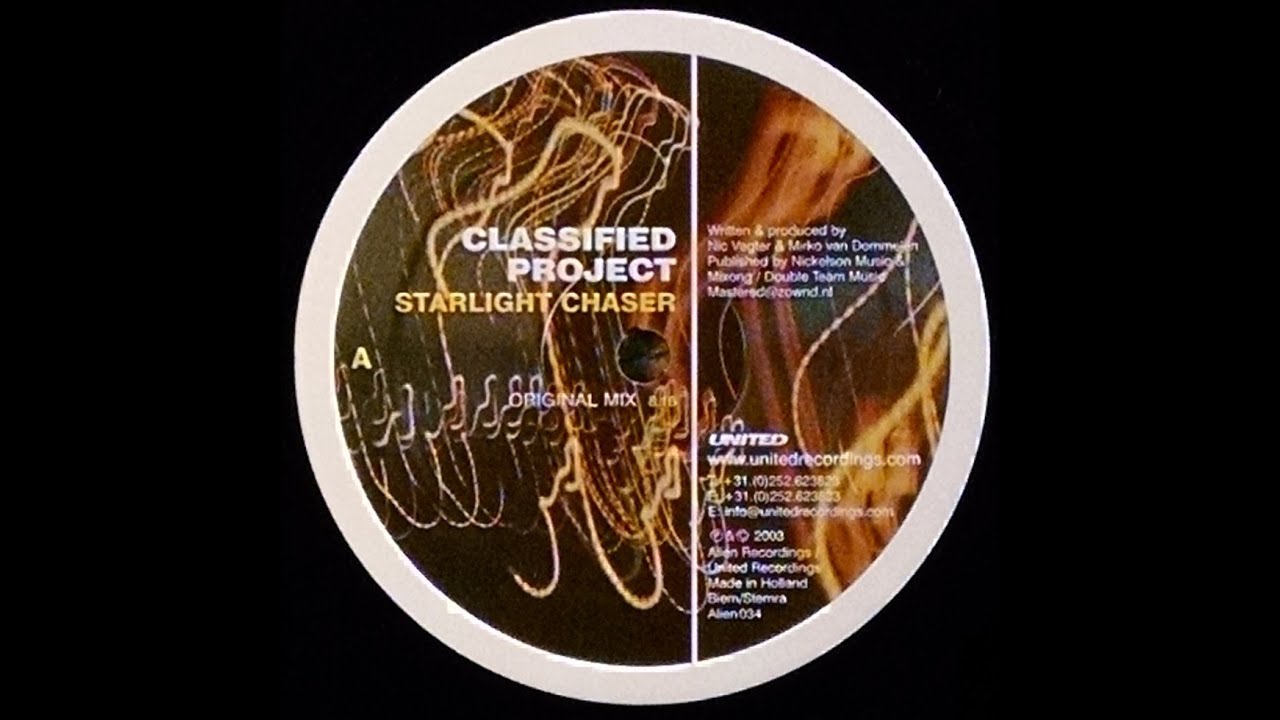 {Vinyl} Classified Project - Starlight Chaser (Original Mix) - YouTube ...