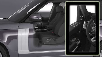 All New Range Rover  Front Seat Adjustment and Driving Position Memory