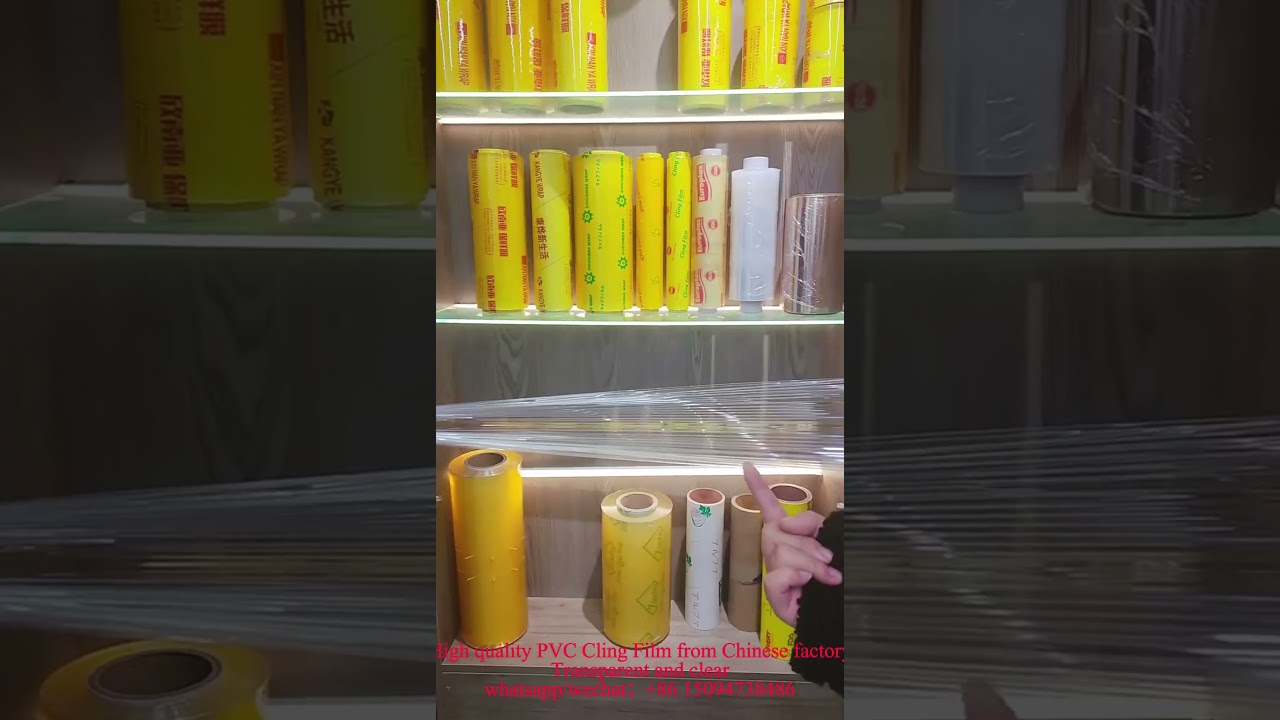 Cling Film Wrap Customize Types Packaging Films Plastic PVC Cling Film Food Wrap China Manufacturer