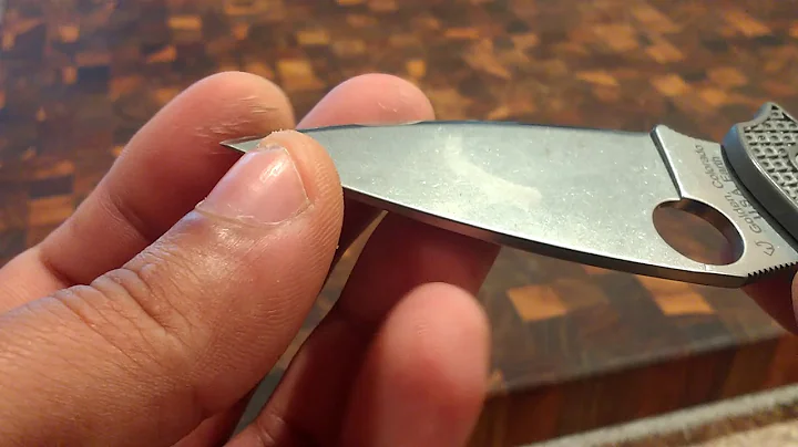 Maxamet Testing: Aftermath (Close up on edge)