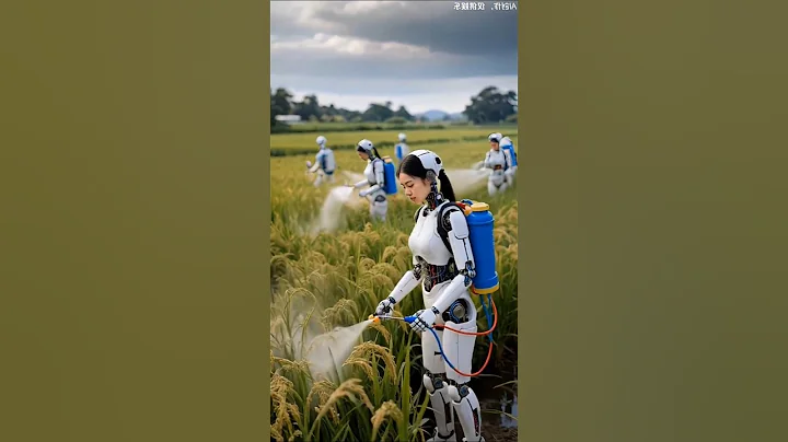 Robots Revolutionizing Farming! 🥰 #ai #shorts #farming #robot ‎⁨@AIRobotsLife⁩ 