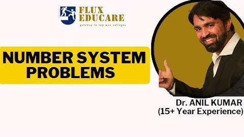 Number system Problems | NIMCET, CAT| Dr. Anil Kumar