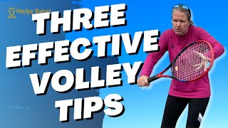 THREE SIMPLE Tennis Volley tips that made me world-class!
